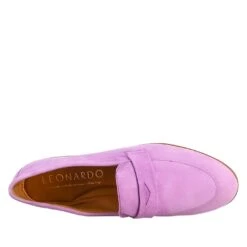 Woman's Bag Moccasin In Lilac Suede -Shoes Store mocassino da donna in camoscio 222glicine 4
