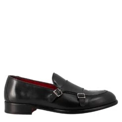 Shoes Store -Shoes Store mocassino da uomo doppia fibbia 11283nero 1