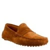 Light Brown Lined Suede Men's Loafer -Shoes Store mocassino da uomo in pelle scamosciata 051bruciato 2