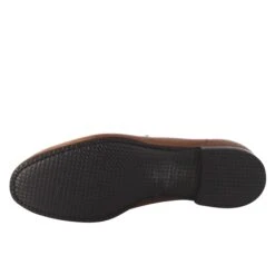 Elegant Men's Brandy Brown Moccasin In Leather -Shoes Store mocassino elegante da uomo in pelle 11243marrone 6