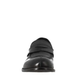 Men's Elegant Vintage Black Moccasin In Smooth Leather -Shoes Store mocassino vintage elegante da uomo in pelle 36526nero 3