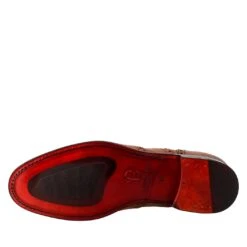 Men's Elegant Brown Leather Oxford Brogue -Shoes Store oxford brogue da 20uomo in pelle 11222siena 6