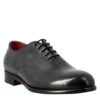 Men's Elegant Blue Wholecut Oxford In Leather And Red Lining