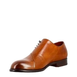 Men's Elegant Sienna Brown Leather Oxford -Shoes Store oxford elegante da uomo in pelle 06885e23siena 4