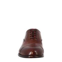Men's Elegant Dark Brown Oxford In Leather And Red Lining 11 Men's Elegant Dark Brown Oxford In Leather And Red Lining -Shoes Store oxford elegante da uomo in pelle 11279marronescuro 3