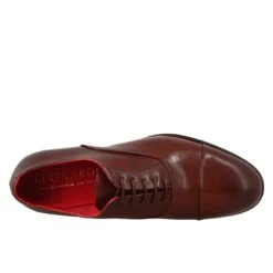 Men's Elegant Dark Brown Oxford In Leather And Red Lining 13 Men's Elegant Dark Brown Oxford In Leather And Red Lining -Shoes Store oxford elegante da uomo in pelle 11279marronescuro 5
