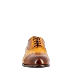 Elegant Men's Brown And Yellow Oxford In Leather And Red Lining 11 Elegant Men's Brown And Yellow Oxford In Leather And Red Lining -Shoes Store oxford marrone giallo da uomo in 20pelle 11279sienagiallo 3