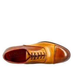 Elegant Men's Brown And Yellow Oxford In Leather And Red Lining 13 Elegant Men's Brown And Yellow Oxford In Leather And Red Lining -Shoes Store oxford marrone giallo da uomo in 20pelle 11279sienagiallo 5