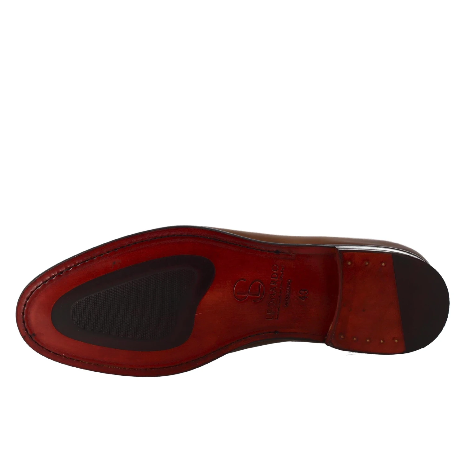 Men's Elegant Sienna Brown Wholecut Leather Oxford 8 Men's Elegant Sienna Brown Wholecut Leather Oxford - Image 6