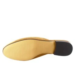 Women's Mules In Light Brown Suede With Gold Buckle -Shoes Store sabot da donna in pelle scamosciata con fibbia oro 52marronechiaro 6