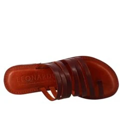 Ancient Roman Style Celestia Women's Sandals In Brown Leather -Shoes Store sandali celestia da donna stile romano in pelle 50011marrone 5