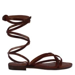 Shoes Store -Shoes Store sandali da donna stile romano in pelle 50033marrone 1