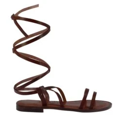 Shoes Store -Shoes Store sandali da donna stile romano in pelle 50034marrone 1