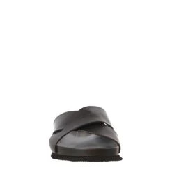 Dark Brown Men's Sandals In Leather With Open Back -Shoes Store sandali da uomo in pelle aperti dietro m7280tdm 3