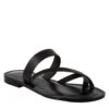Ancient Roman Style Nebula Women's Sandals In Black Leather