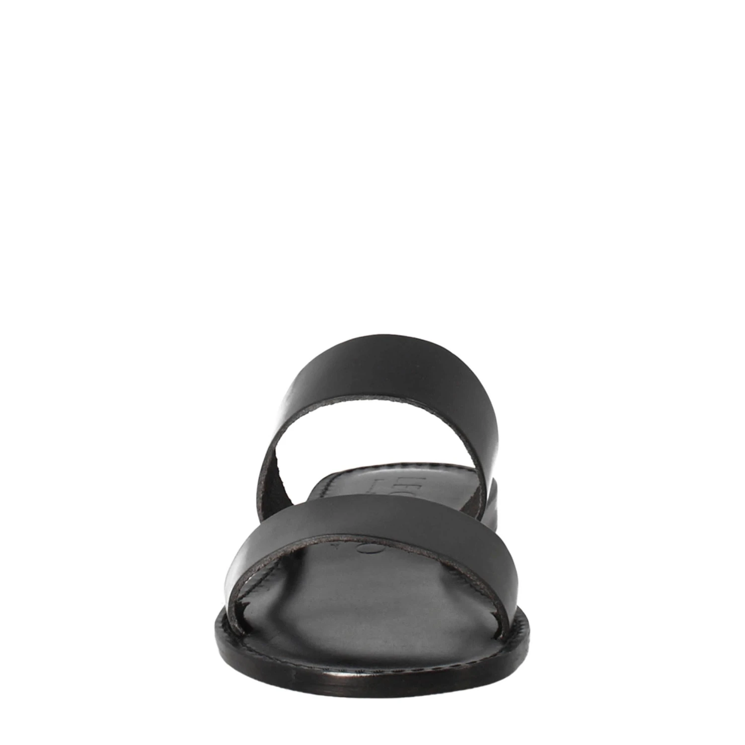 Nirvana Women's Sandals In Ancient Roman Style In Black Leather 5 Nirvana Women's Sandals In Ancient Roman Style In Black Leather - Image 3