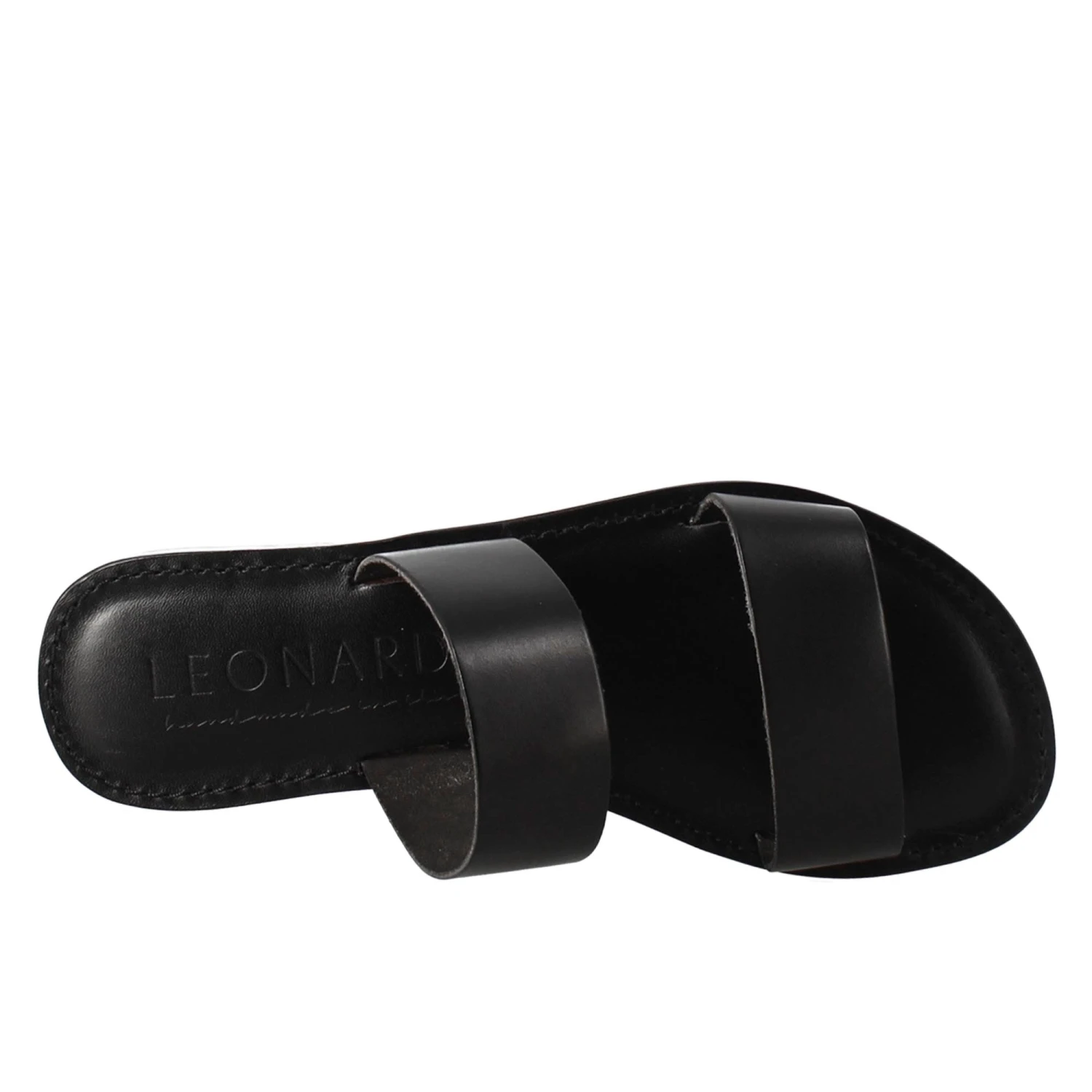 Nirvana Women's Sandals In Ancient Roman Style In Black Leather 7 Nirvana Women's Sandals In Ancient Roman Style In Black Leather - Image 5