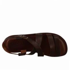Pisa Gladiator Sandals For Men In Brown Leather -Shoes Store sandali pisa da uomo in pelle 50120marrone 5