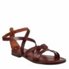Sinfonia Women's Sandals Ancient Roman Style In Brown Leather -Shoes Store sandali sinfonia da donna stile romano antico in pelle 50296marrone 2