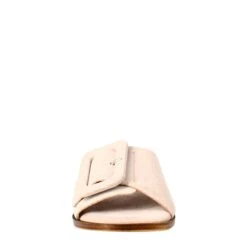 Low Sandal For Woman In Beige Suede -Shoes Store sandalo basso da donna in scamosciato 5988beige 3