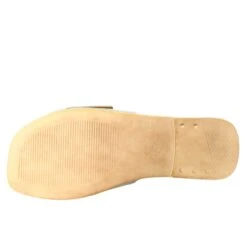 Low Sandal For Women In Green Suede -Shoes Store sandalo basso da donna in scamosciato 5988verde 6