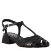 Cage-shaped Black Sandal For Women