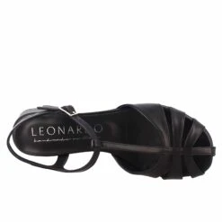 Cage-shaped Black Sandal For Women -Shoes Store sandalo da donna tacco basso 2176nero 5