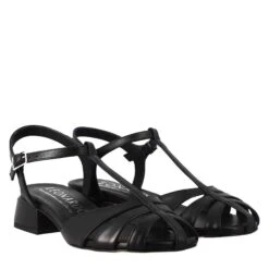 Cage-shaped Black Sandal For Women -Shoes Store sandalo da donna tacco basso 2176nero 7