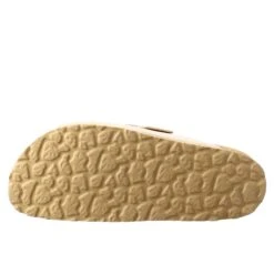 Woman's Double Buckle Sandal In Beige Suede -Shoes Store sandalo doppia fibbia da donna 5951nude 6