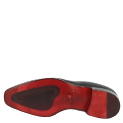 Handmade Men's Lace-up Shoes In Black Leather With Laces -Shoes Store scarpe da uomo fatte a mano stringate in pelle di vitello nera con lacci 6