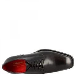 Elegant Handmade Men's Brogues Shoes In Black Leather -Shoes Store scarpe francesine eleganti artigianali da uomo in pelle di vitello nera 5