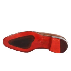 Handmade Men's Wholecut Square Toe Shoes In Brandy Delavè Leather -Shoes Store scarpe wholecut da uomo artigianali punta squadrata in pelle di vitello delav C3 A8 brandy 6a28bb6a 30f1 4065 b453 c8a7c8e7b823