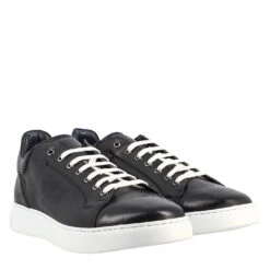 Elegant Blue Sneaker For Men In Smooth Leather -Shoes Store sneaker blu elegante da uomo in pelle 9557blu 7