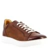 Elegant Men's Brown Sneaker In Smooth Leather -Shoes Store sneaker elegante da uomo in 9557mogano 2