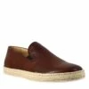 Elegant Men's Brandy Brown Sneaker In Smooth Leather -Shoes Store sneaker elegante da uomo in pelle liscia 11341marrone 2