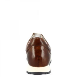 Men's Casual Sneakers Handmade In Brandy Woven Leather -Shoes Store sneakers casual da uomo fatte a mano in pelle di vitello intrecciata brandy 3cb1900f 45b6 451f a7d7 b9ad0130df96