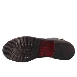 Paupa Women's Ankle Boot In Black Washed Leather With Double Zip -Shoes Store stivaletto da donna in pelle doppia zip 325251 paupa nero 6