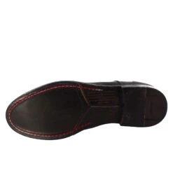 Men's Elegant Vintage Black Leather Ankle Boot -Shoes Store stivaletto vintage elegante da uomo in pelle 366269nero 6