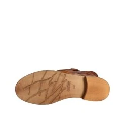 Calf-high Women's Boot In Unlined Vintage Leather -Shoes Store stivali texani da donna in pelle vintage cs203cuoio 6