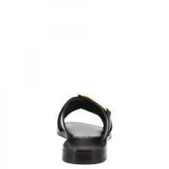 Women's Handmade Slipper Sandals In Black Leather With Golden Buckle 13 Women's Handmade Slipper Sandals In Black Leather With Golden Buckle -Shoes Store w2238 nero 650a0db9 ee7e 46b3 b48e da988449d201